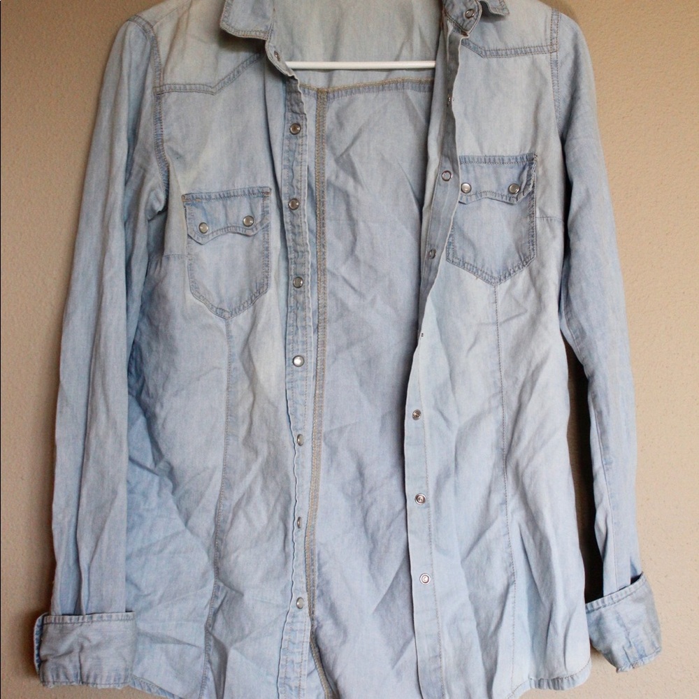 Fake jean jacket